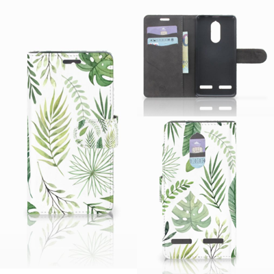 Lenovo K6 Hoesje Leaves Lenovo K6 Hoesje Leaves