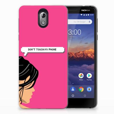 Nokia 3.1 (2018) Silicone-hoesje Woman Don't Touch My Phone