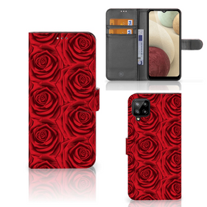 Samsung Galaxy A12 Hoesje Red Roses