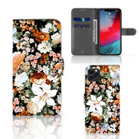 Hoesje voor Apple iPhone 11 Pro Max Dark Flowers - thumbnail