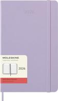 Moleskine 12 Monate Tageskalender 2026, Large/A5, 1 Tag = 1 Seite, fester Einband, Flieder