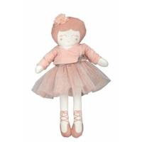 ARIAS Elegance ARI60857 Ballerina-pop, 34 cm, met lichaam en ledematen van stof, speelgoed voor kinderen van alle leeftijden