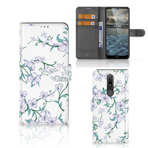 Nokia 2.4 Uniek Hoesje Blossom White