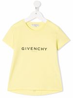 Givenchy Kids t-shirt à logo imprimé - Jaune