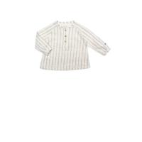 Moodstreet Petit baby gestreepte longsleeve Angel wit