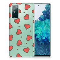 Samsung Galaxy S20 FE TPU bumper Hearts - thumbnail