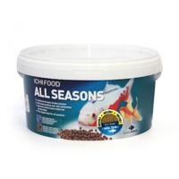 Ichi Food All Seasons Mini Visvoer 2-3mm - 1Kg Optimale Groei & Weerstand, Geschikt voor Alle Seizoenen