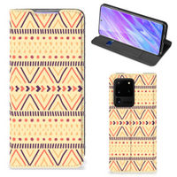 Samsung Galaxy S20 Ultra Hoesje met Magneet Aztec Yellow - thumbnail