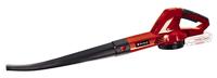 Einhell Accu Bladblazer GC-CL 18 Li E-Solo Power X-Change (Li-Ion, 18 V, 210 km/h blazende luchtstroom, softgrip, elektronische snelheidsregeling, zonder accu en lader), zwart, rood