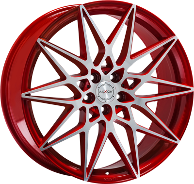 AXXION AX9 Rood Spiegel-gepolijst