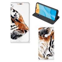 Bookcase OPPO A15 Watercolor Tiger - thumbnail