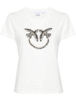 PINKO t-shirt Love Bird en coton - Blanc