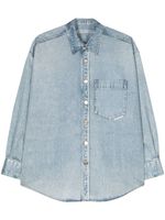 Alexander Wang chemise imprimée à manches longues - Bleu