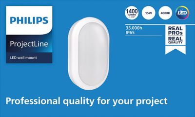 Philips Lighting ProjectLine 8719514954335 LED-buitenlamp (wand) LED LED 15 W Wit