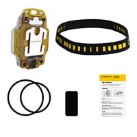 Armytek Crystal Compacte Multifunctionele Lamp 4 in 1 met Wit en Rood Licht Micro USB Oplaadbaar (Geel)