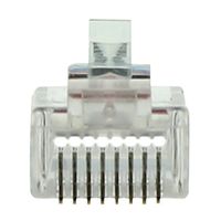 ACT RJ45 (8P/8C) CAT6 easyconnect unshielded modulaire doorsteek connector voor ronde kabel met mass - thumbnail