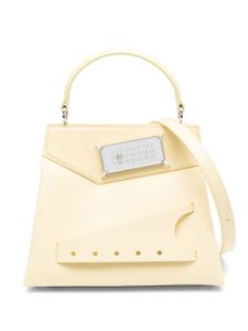 Maison Margiela sac cabas Snatched en cuir - Jaune