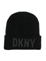 Dkny Kids bonnet à logo imprimé - Noir - thumbnail