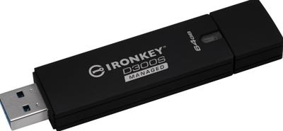 IronKey D300S 64GB - USB-flashstation - gecodeerd - 64 GB - USB 3.1 Gen 1 - FIPS 140-2 Level 3
