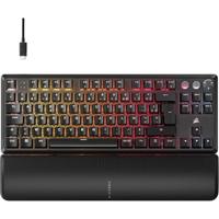 Corsair K70 Pro TKL RGB gamingtoetsenbord, bekabeld, magnetisch, mechanisch - MGX Hyperdrive instelbare schakelaars voorgesmeerd - snel activeren - vraagsnelheid van 8.000 Hz - AZERTY - zwart