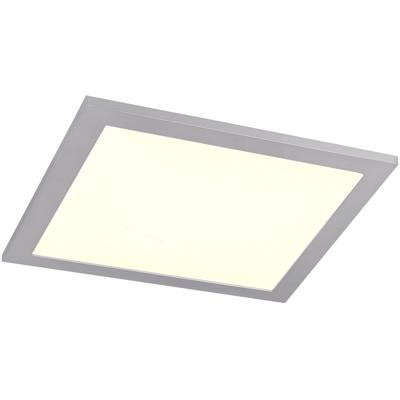 LED Plafondlamp WiZ - Smart LED - Trion Alineon - Slimme LED - Dimbaar - Aanpasbare Kleur - 15W - Mat Titaan - Vierkant