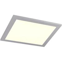 LED Plafondlamp WiZ - Smart LED - Trion Alineon - Slimme LED - Dimbaar - Aanpasbare Kleur - 15W - Mat Titaan - Vierkant