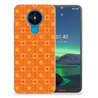 Nokia 1.4 TPU bumper Batik Oranje - thumbnail