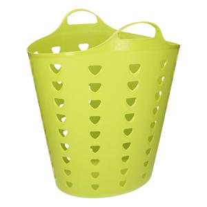 Flexibele wasmand - kunststof - 60L - groen - D38 x H47 - kuip   -