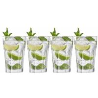 Cocktailglazen/Mojito - 4x - 410 ml/40 cl - Cocktail drinkglazen - Gin/tonic glazen - thumbnail