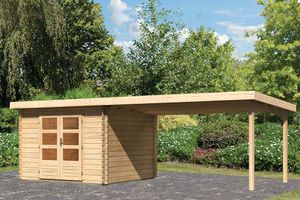 Woodfeeling | Tuinhuis Bastrup 5 met Overkapping 4,0