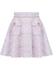 Nina Ricci minijupe en tweed - Violet