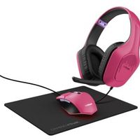 Trust GXT 790 Headset Bedraad Hoofdband Gamen Zwart, Roze