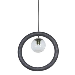 Hanglamp Karsu Zwart Rond 40cm - Giga Meubel