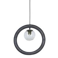 Hanglamp Karsu Zwart Rond 40cm - Giga Meubel - thumbnail