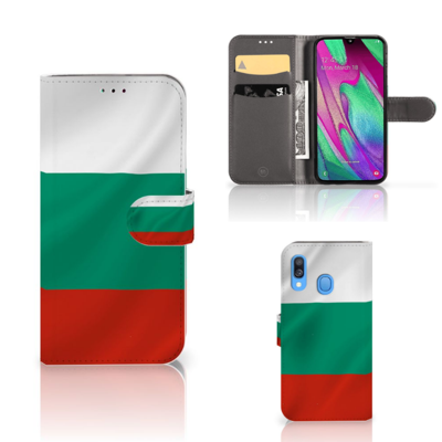 Samsung Galaxy A40 Bookstyle Case Bulgarije Samsung Galaxy A40 Bookstyle Case Bulgarije