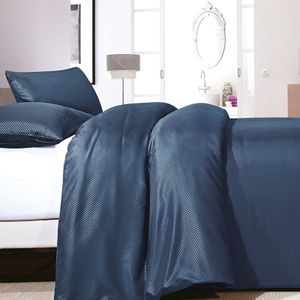 Zensation Dekbedovertrek Satin Point Navy-240x200/220