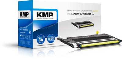 KMP Tonercassette vervangt Samsung CLT-Y406S Compatibel Geel 1000 bladzijden SA-T56