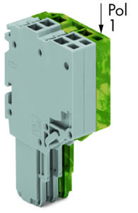 WAGO 2020-203/000-036 Connector, female Grijs, Groen, Geel 50 stuk(s)