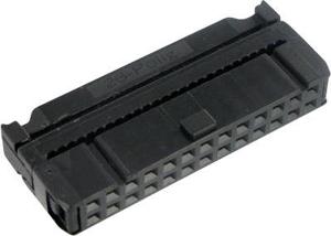 TRU COMPONENTS 1589752 Pinconnector Met trekonlasting Rastermaat: 2.54 mm Totaal aantal polen: 44 Aantal rijen: 2 1 stuk(s)