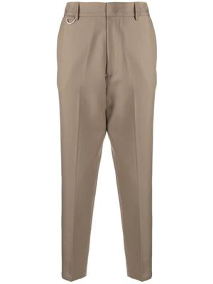 Low Brand Broek met toelopende pijpen - Beige