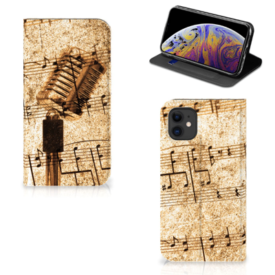 Apple iPhone 11 Stand Case Bladmuziek Apple iPhone 11 Stand Case Bladmuziek