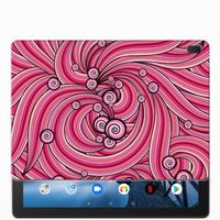 Lenovo Tab E10 Tablethoes Swirl Pink - thumbnail