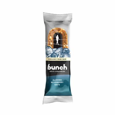 Bunch Bars Raw Bar Amandel & Blauwe Bes 40g, bio Bunch Bars Raw Bar Amandel & Blauwe Bes 40g, bio