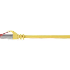 Renkforce RF-5191076 RJ45 Netwerkkabel, patchkabel CAT 6 S/FTP 10.00 m Geel Snagless, Vergulde steekcontacten, Vlambestendig 1 stuk(s)