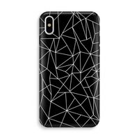 Geometrische lijnen wit: iPhone X Tough Case