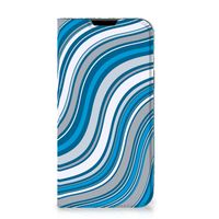 Apple iPhone 14 Plus Hoesje met Magneet Waves Blue