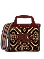 ETRO mini jacquard Love Trotter tote bag - Tons neutres