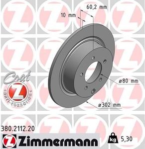 Remschijf Coat Z 380211220