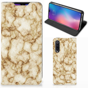 Xiaomi Mi 9 Standcase Marmer Goud