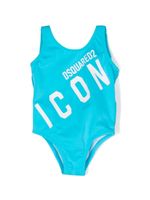 DSQUARED2 KIDS maillot de bain à imprimé Icon - Bleu